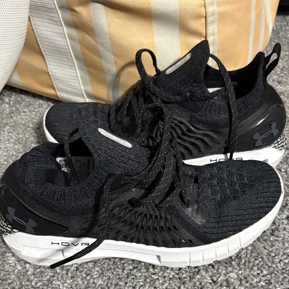 Under Armour Black Knit Sneakers